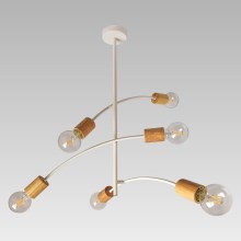 Prezent 61216 - Hanglamp met vaste pendel VEDMA 6xE27/40W/230V