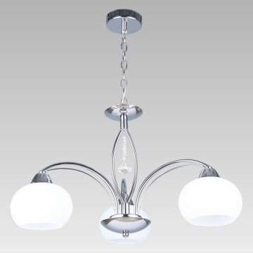 Prezent 61457 - Hanglamp aan ketting ARAGONA 3xE27/60W/230V