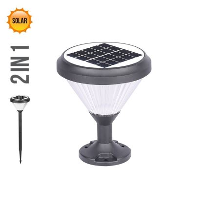 Prezent 65291 - LED Solar lamp 2in1 AKRA LED/10W/3,2V IP65 2000 mAh
