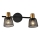 Prezent 75471 - Wandspot DAYTONA 2xE14/40W/230V zwart/goud