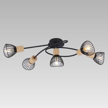 Prezent 75558 - Plafondlamp PONY 5xE14/25W/230V
