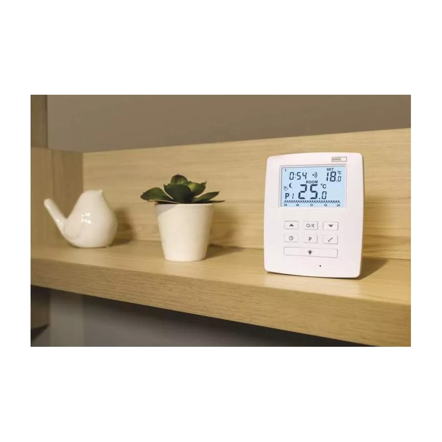Programmeerbare thermostaat 230V+2xAA