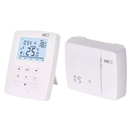 Programmeerbare thermostaat 230V+2xAA