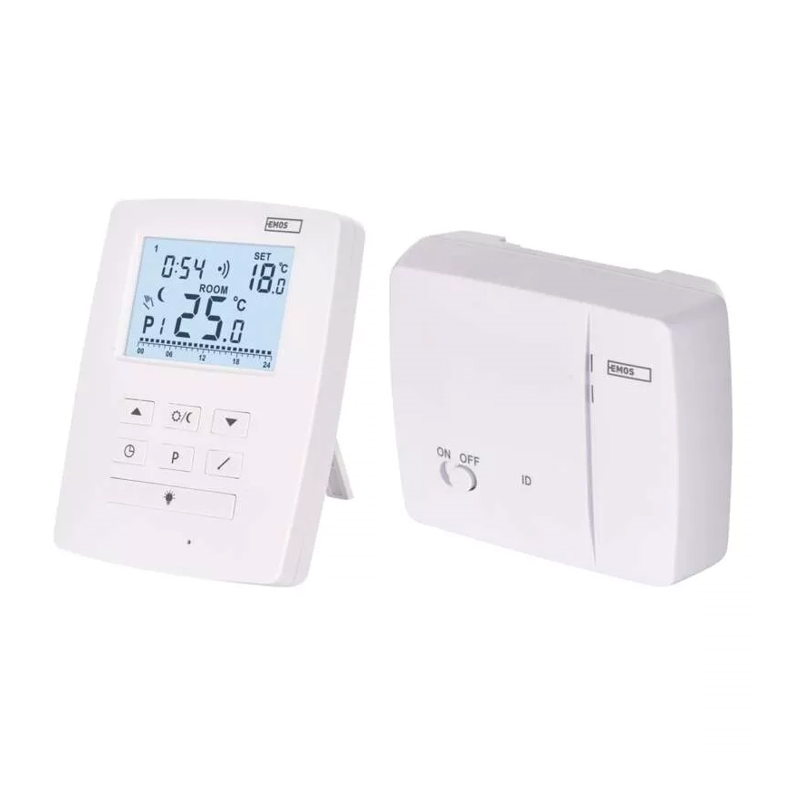 Programmeerbare thermostaat 230V+2xAA