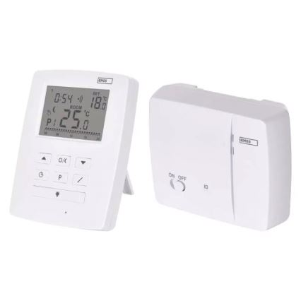 Programmeerbare thermostaat 230V+2xAA
