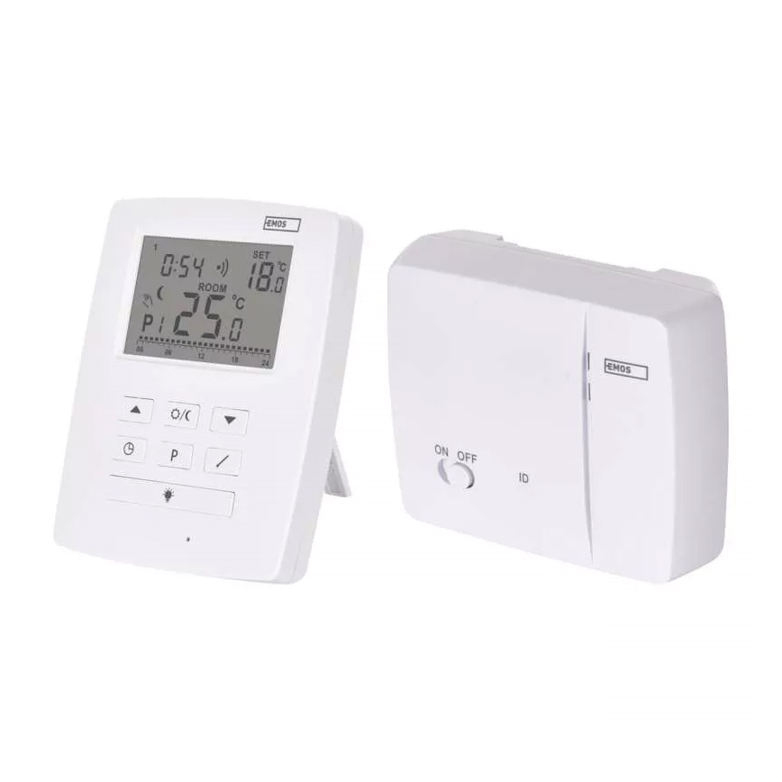 Programmeerbare thermostaat 230V+2xAA