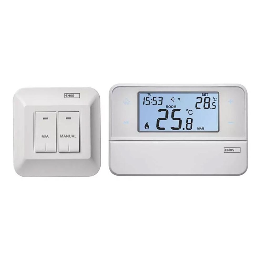 Programmeerbare thermostaat 230V + 2xAA