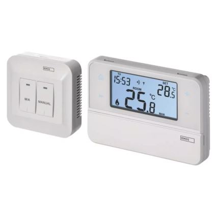 Programmeerbare thermostaat 230V + 2xAA