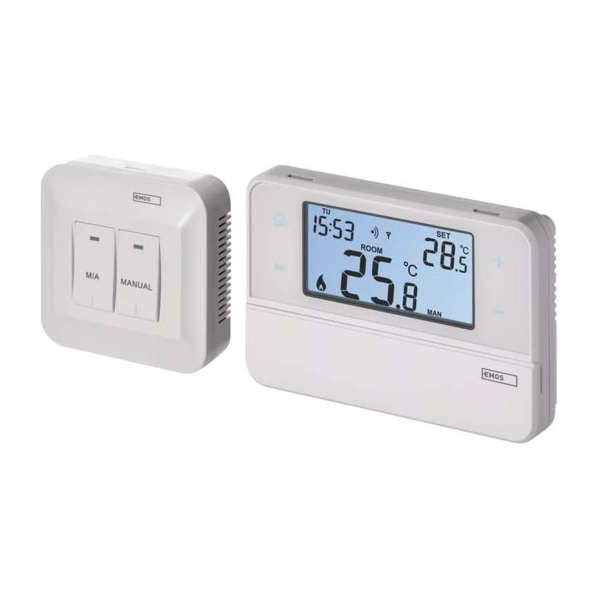Programmeerbare thermostaat 230V + 2xAA