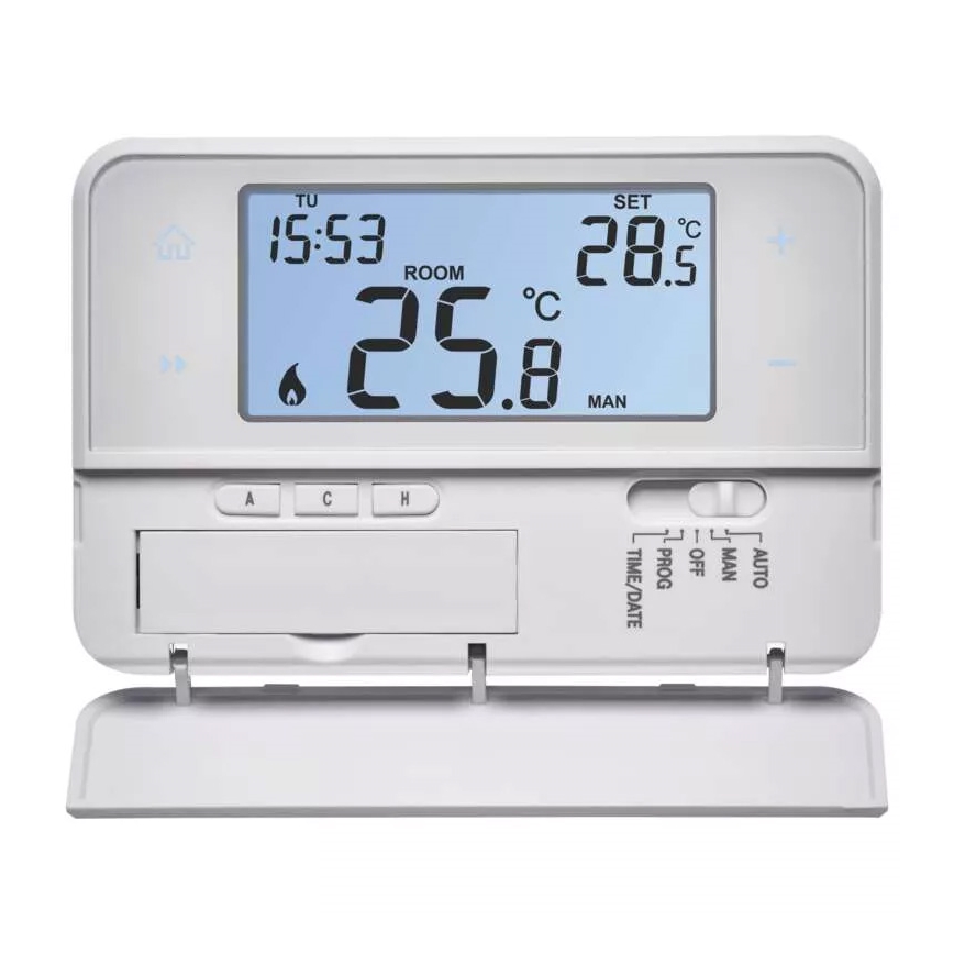 Programmeerbare thermostaat 230V + 2xAA