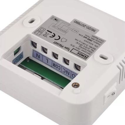 Programmeerbare thermostaat 230V + 2xAA