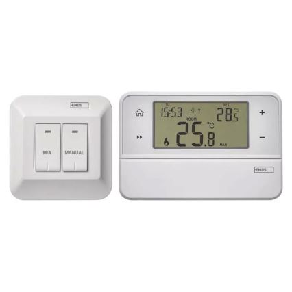 Programmeerbare thermostaat 230V + 2xAA