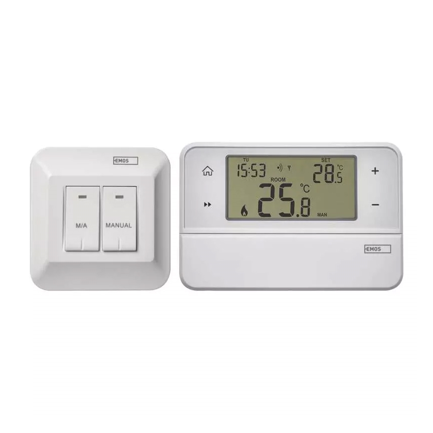 Programmeerbare thermostaat 230V + 2xAA