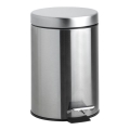 Prullenbak 17 x 25,5 cm RVS/zilverkleurig