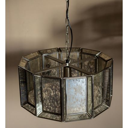 PTMD - Hanglamp aan ketting ANTIQUE 1xE27/40W/230V Ø 46 cm