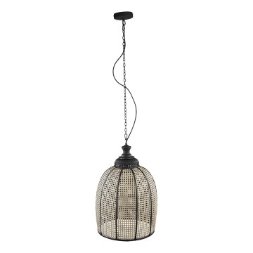 PTMD - Hanglamp aan ketting BAYU 1xE27/40W/230V Ø 37 cm