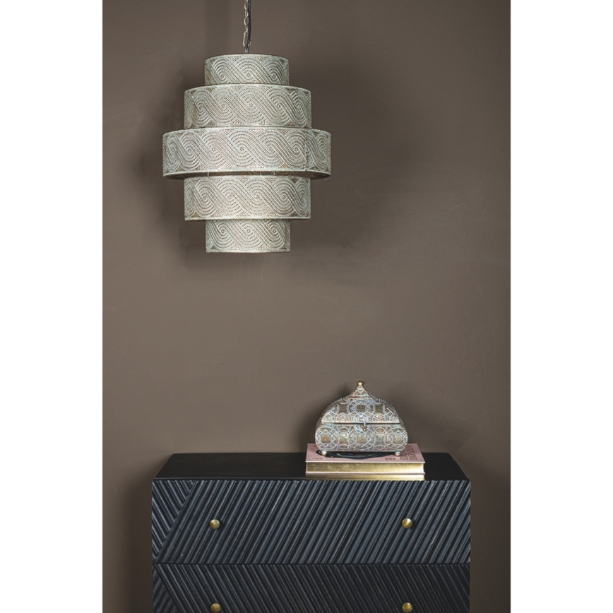 PTMD - Hanglamp aan ketting NARINDE 1xE27/40W/230V Ø 40 cm