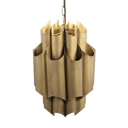PTMD - Hanglamp aan ketting TERRIN 1xE27/40W/230V Ø 33 cm
