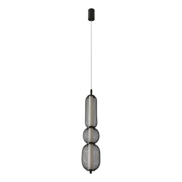 PUMA LED Hanglamp LED/15W/230V Ø 14 cm zwart
