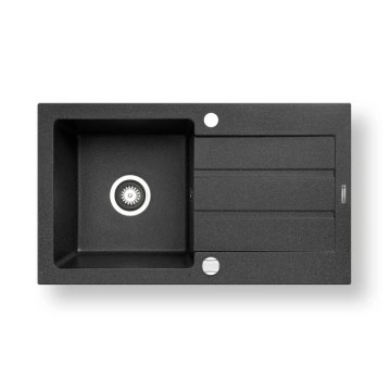 Pyramis 70006801 - Gootsteen NEXT 76x44 cm graniet/zwart