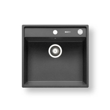 Pyramis 70007601 - Gootsteen CAMEA 50x53 cm graniet/zwart