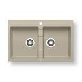 Pyramis 70053101 - Gootsteen SPARTA 78x50 cm graniet/beige