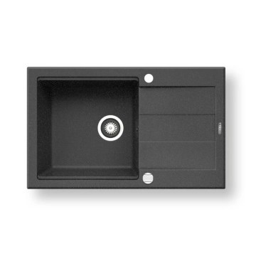 Pyramis 70083701 - Gootsteen SPARTA PLUS LUX 78x48 cm graniet/zwart