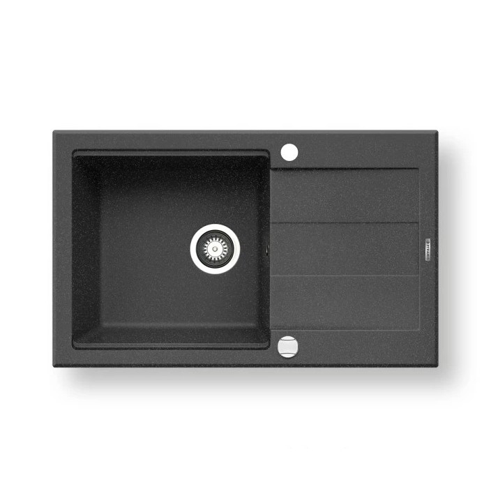 Pyramis 70083701 - Gootsteen SPARTA PLUS LUX 78x48 cm graniet/zwart