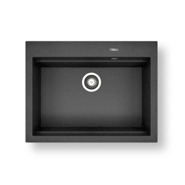 Pyramis 70094201 - Gootsteen SIROS 67x51,5 cm  graniet/zwart