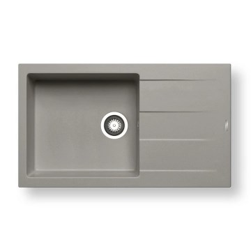 Pyramis 70107211 - Gootsteen ATHLOS 86x50 cm graniet/grijs