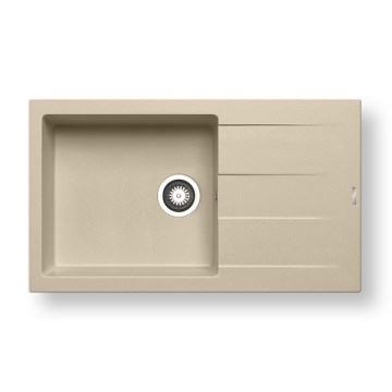 Pyramis 70107311 - Gootsteen ATHLOS 86x50 cm graniet/beige