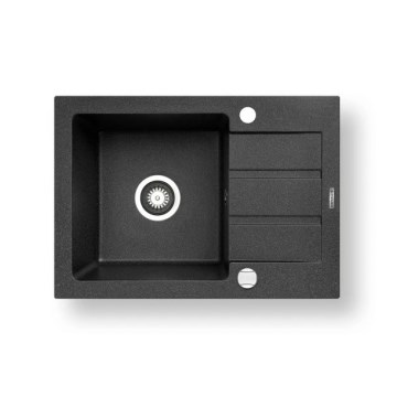 Pyramis 70165701 - Gootsteen NEXT 62x44 cm graniet/zwart