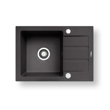 Pyramis 70166501 - Gootsteen NEXT 62x44 cm graniet/zwart mat