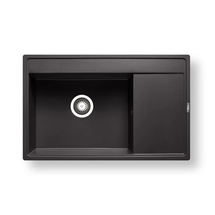 Pyramis 70168401 - Keukenspoelbak CAMEA 79x50 cm graniet/zwart