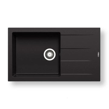 Pyramis 70217801 - Gootsteen ATHLOS 86x50 cm graniet/zwart mat