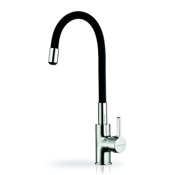 Pyramis 90919638 - Kraan voor gootsteen met flexibele arm FLESSI zwart
