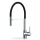 Pyramis 90939801 - Kraan voor gootsteen met flexibele arm SERINA chroom/zwart