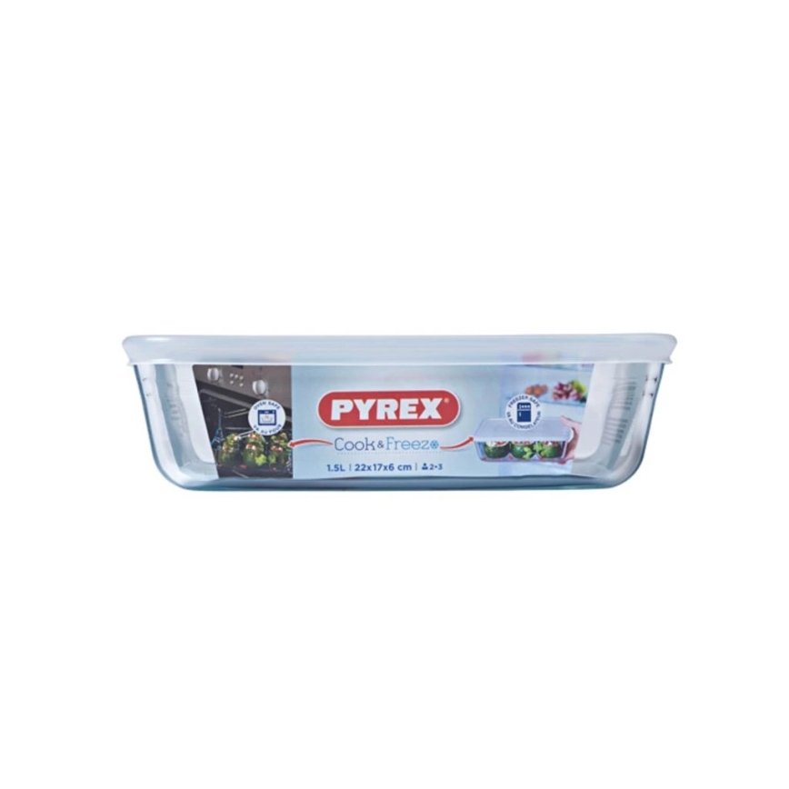 PYREX glazen bewaarpot 1,5 l