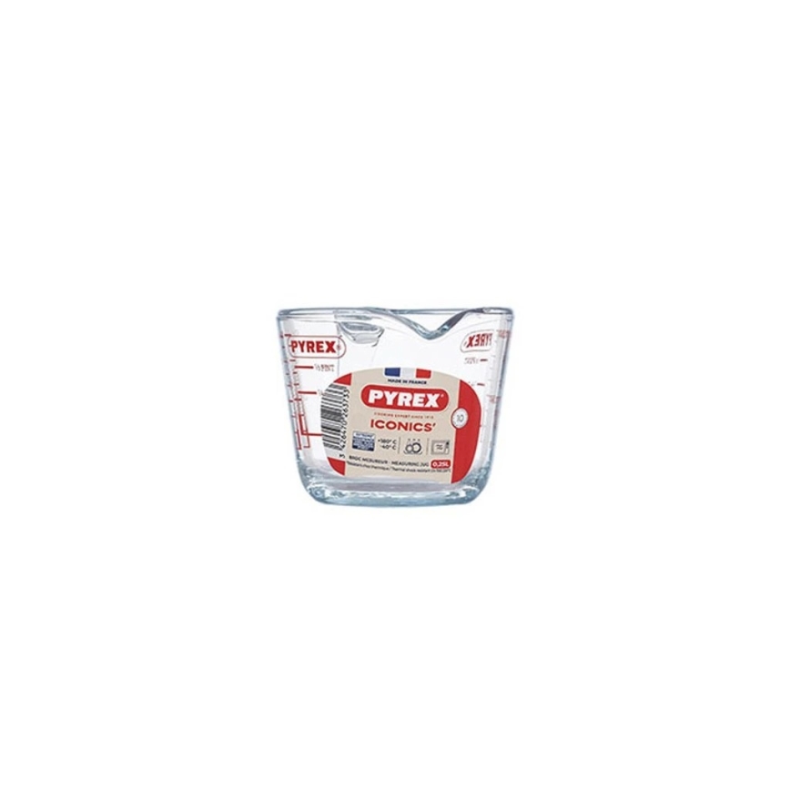 PYREX glazen maatbeker 0,25 l