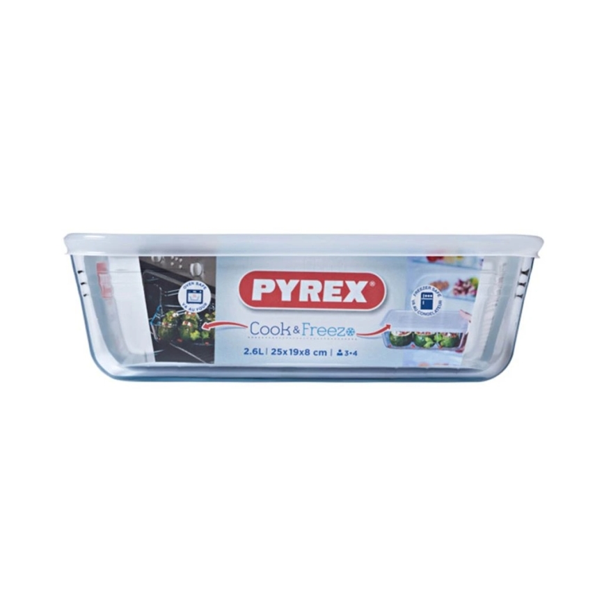 PYREX glazen voorraadpot 2,6 l