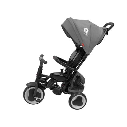 QPlay - 3-in-1 kinderdriewieler RITO EVA PLUS grijs