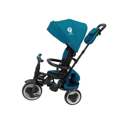 QPlay - 3-in-1 kinderdriewieler RITO EVA PLUS turkoois