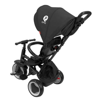 QPlay - 3-in-1 kinderdriewieler RITO EVA PLUS zwart