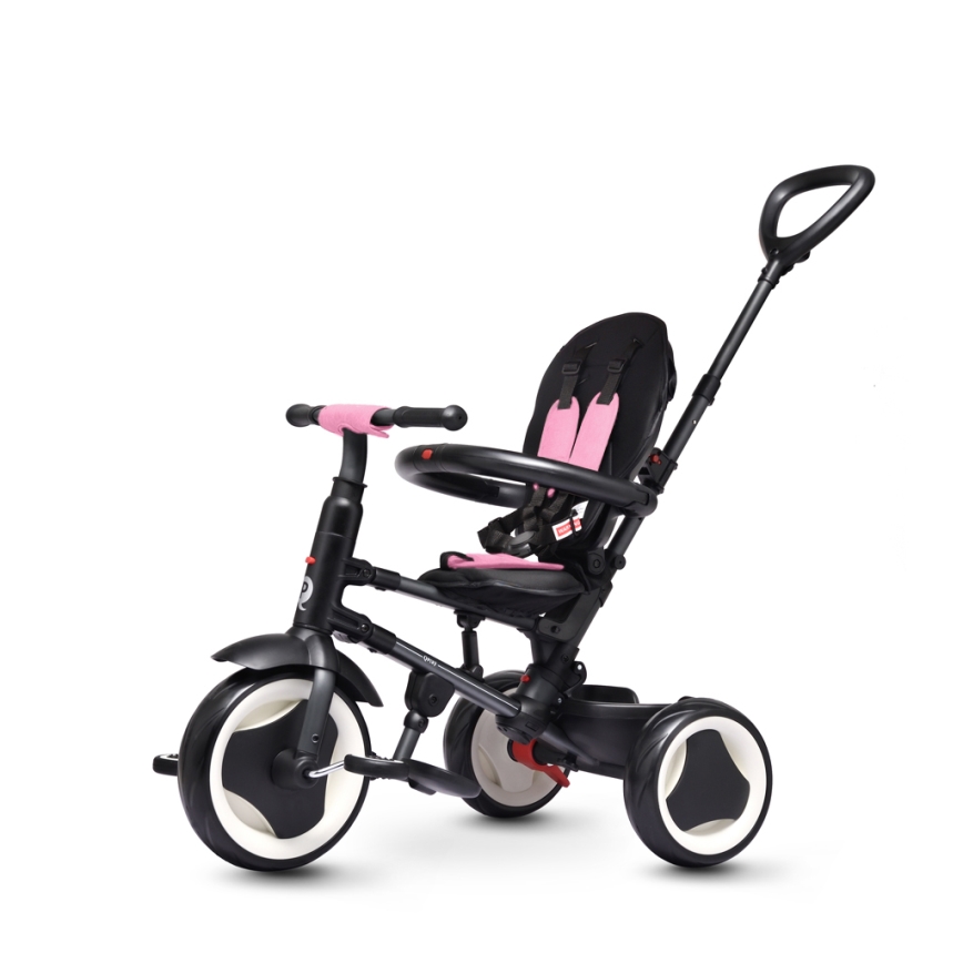 QPlay - 3-in-1 kinderdriewieler RITO EVA roze