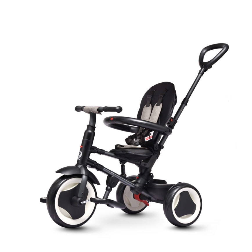 QPlay - 3-in-1 kinderdriewieler RITO EVO, grijs