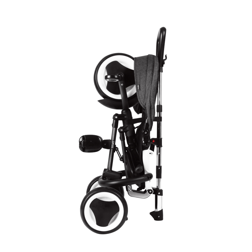 QPlay - 3-in-1 kinderdriewieler RITO EVO, grijs