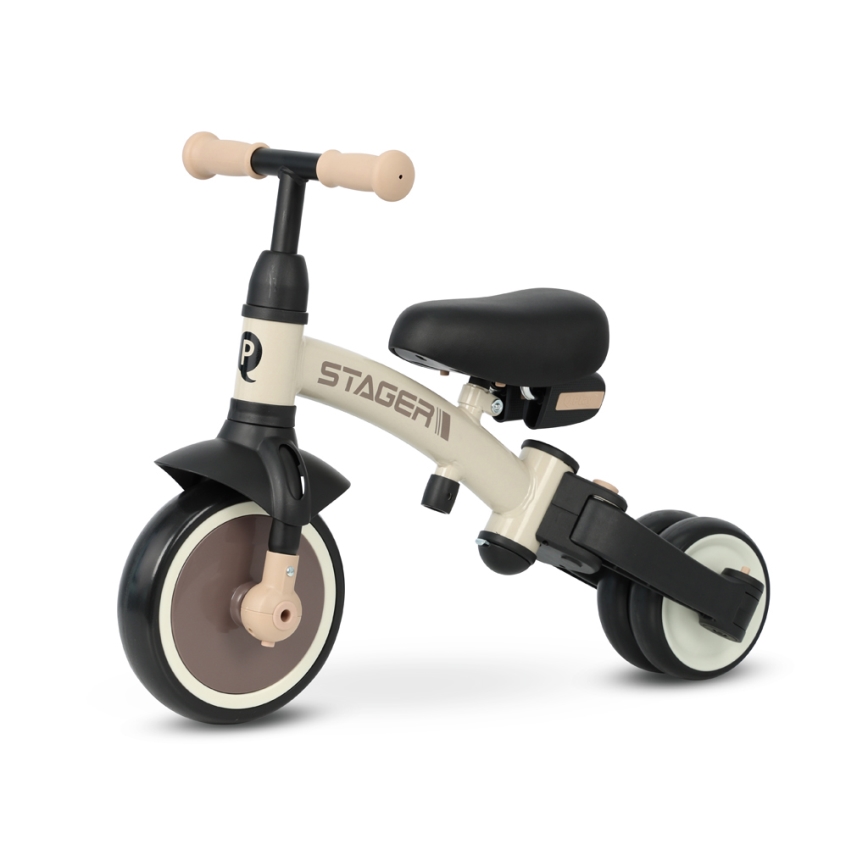 QPlay - 3-in-1 kinderdriewieler STAGER beige