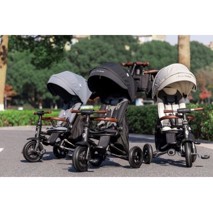 QPlay - 5-in-1 kinderdriewieler NOVA DELUXE beige