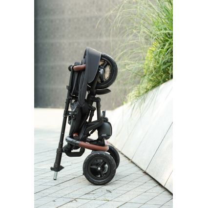 QPlay - 6-in-1 kinderdriewieler RITO DELUXE, grijs
