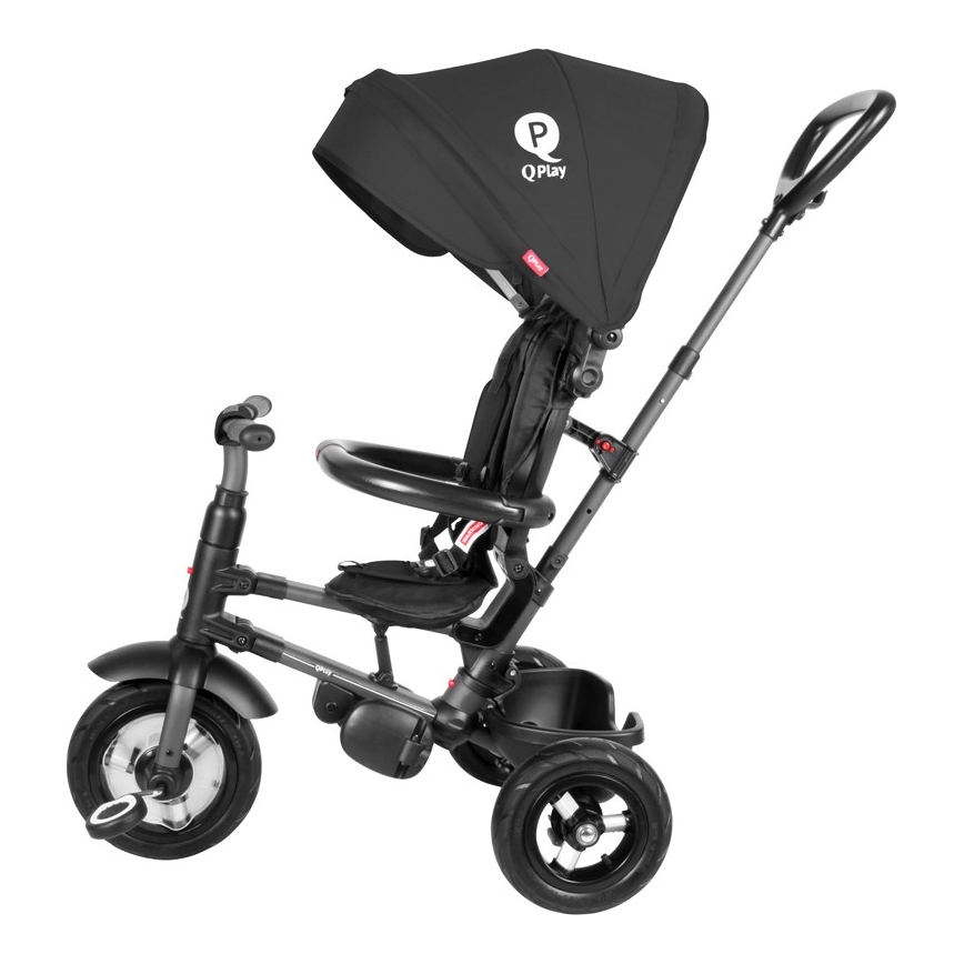 QPlay - Driewieler voor kinderen 3in1 RITO AIR zwart